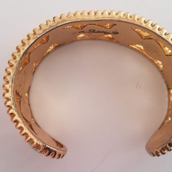 Lilly Pulitzer Turquoise Coral Cuff Bracelet - Picture 5 of 8